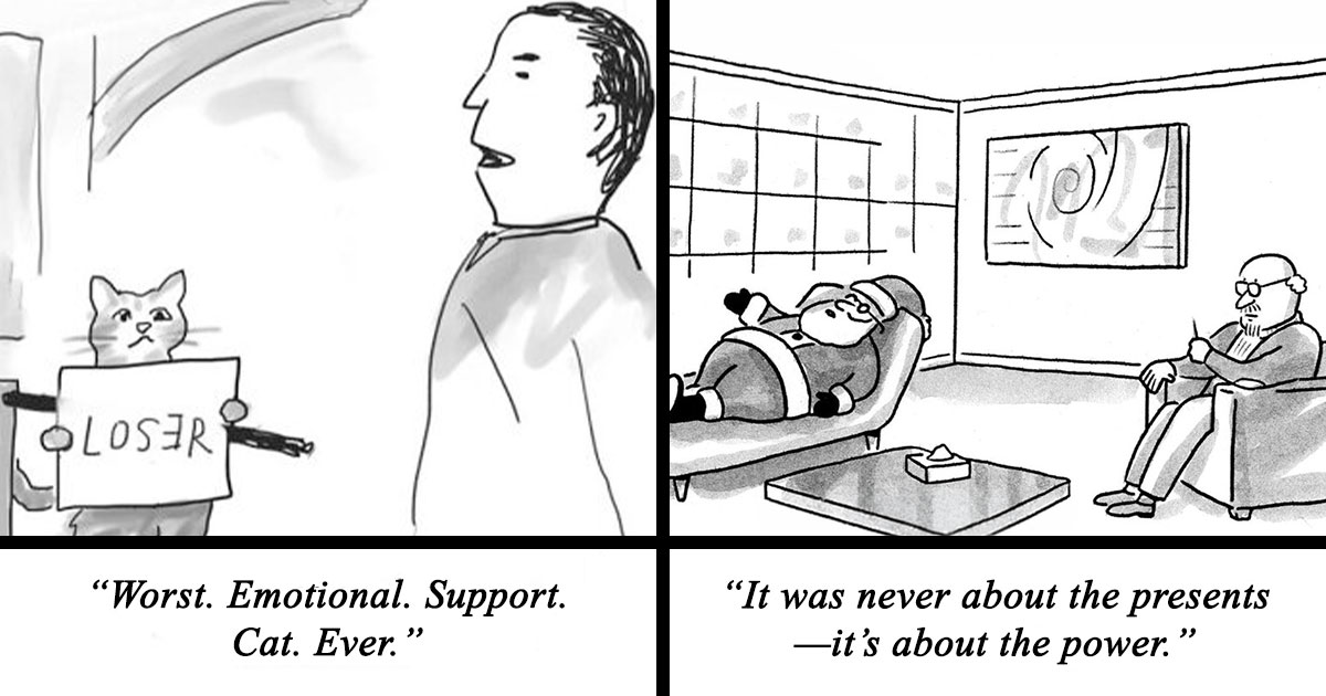 26 funny cartoons that show the absurd side of life today