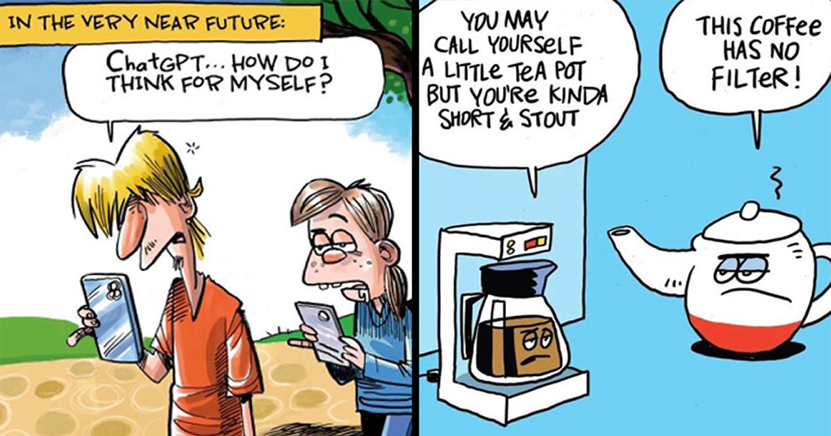 30 comics that prove that the funniest things happen in normal life