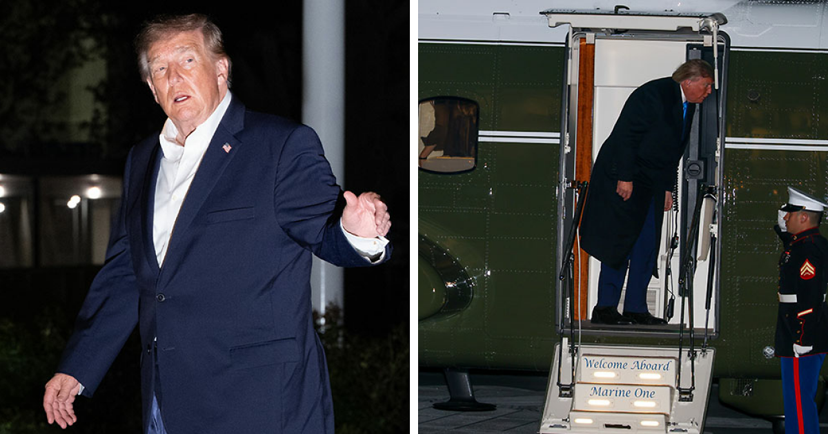 You Must Be Blind Or Stupid”: Trump’s Path To Air Force One Slammed As White House Defends “Perfect Walk